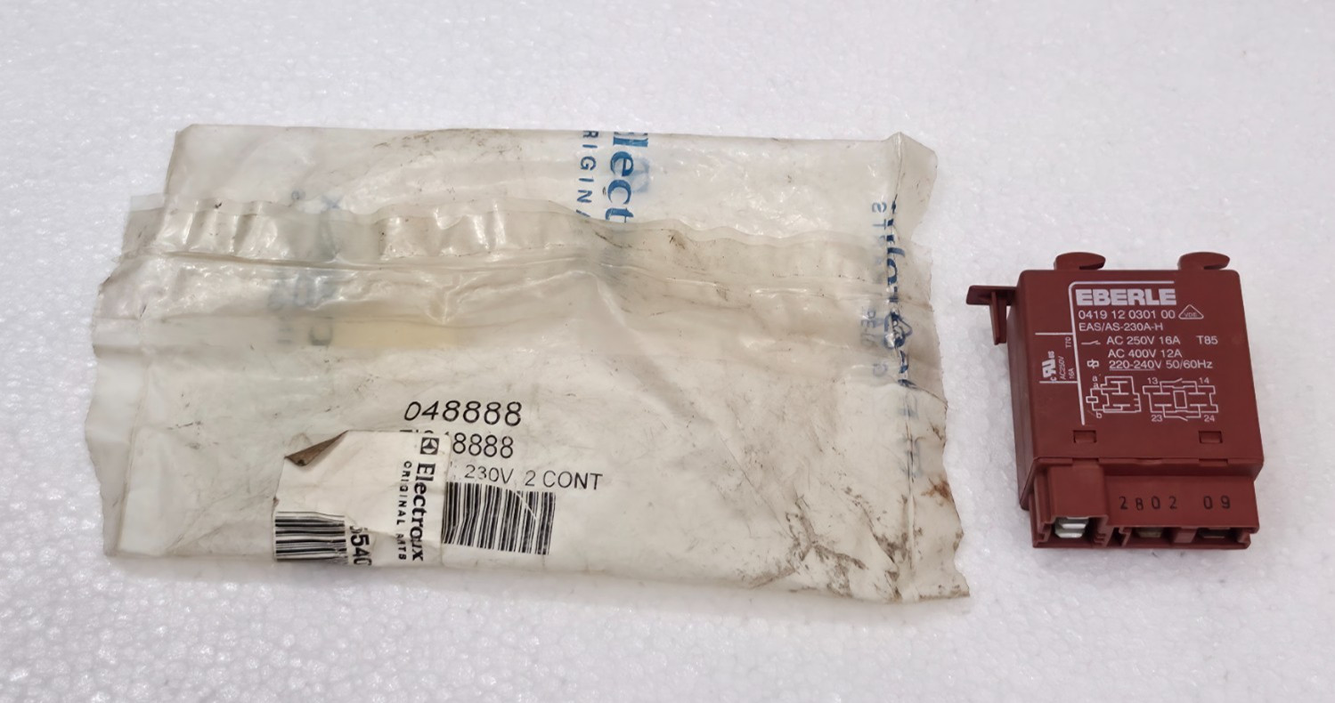 EBERLE T85 HEATING RELAY EAS/AS-230A-H 0419 12 0301 00 220-240V 50/60HZ