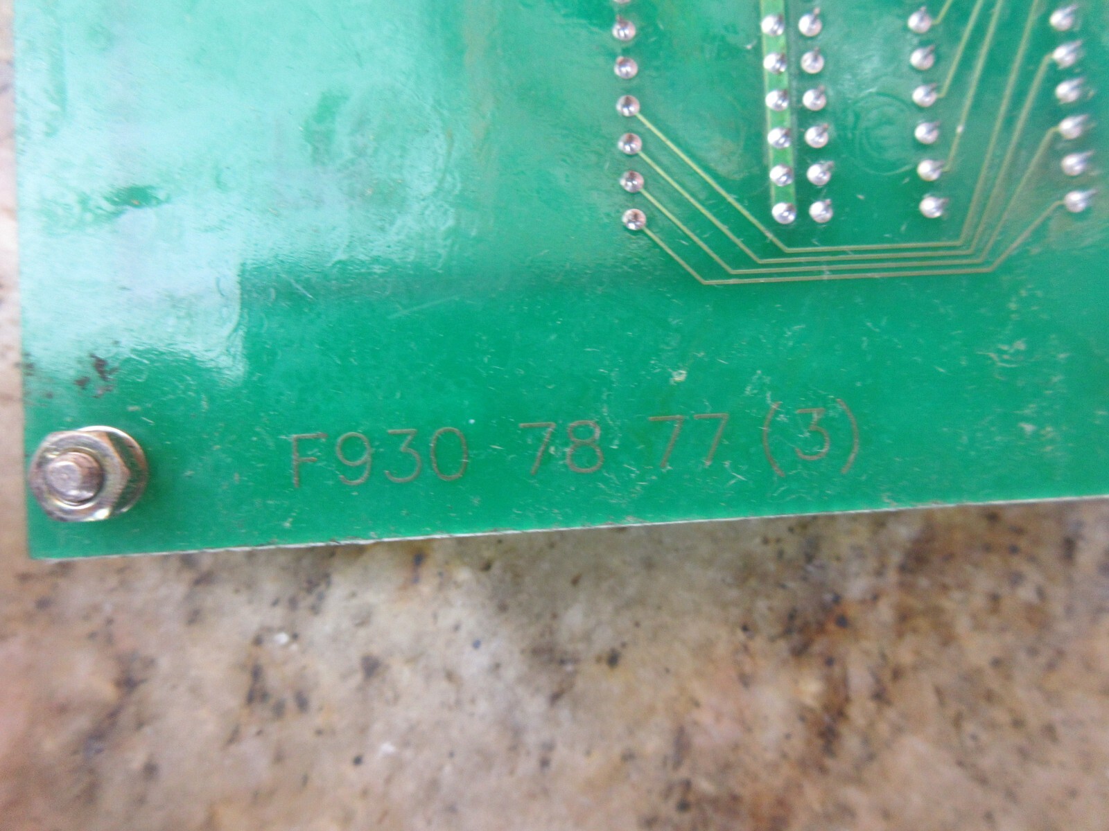 FUJI CIRCUIT BOARD UMC-F SUB CARD F930 78 77(3)