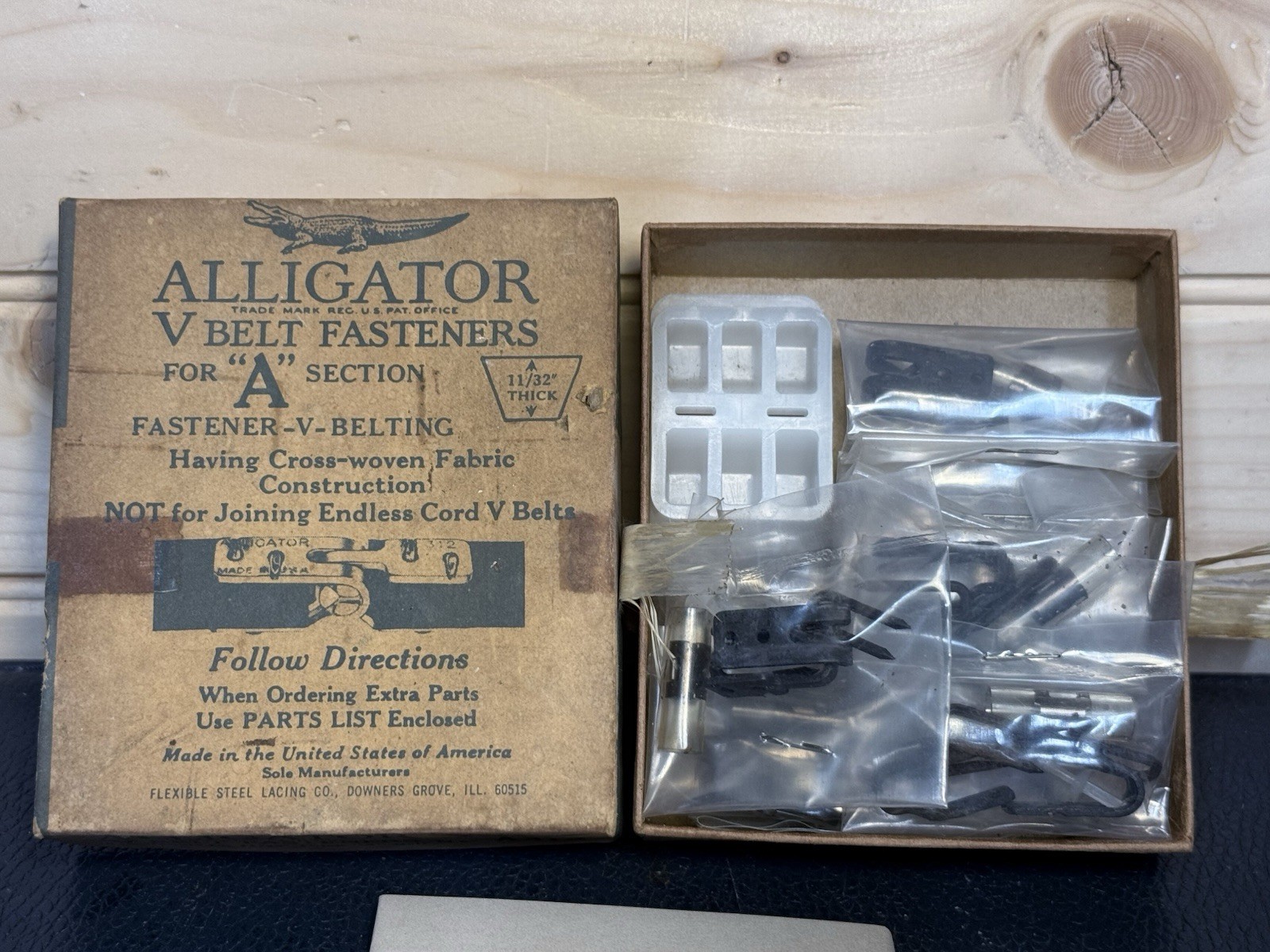 Alligator V Belt Fasteners For “A” Section – 11/32″ Thick – A312 Item 70020