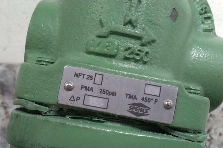 Spence 1/2 NFT250-250 1/2 In Port Connection Size Cast Iron Body Steam Trap