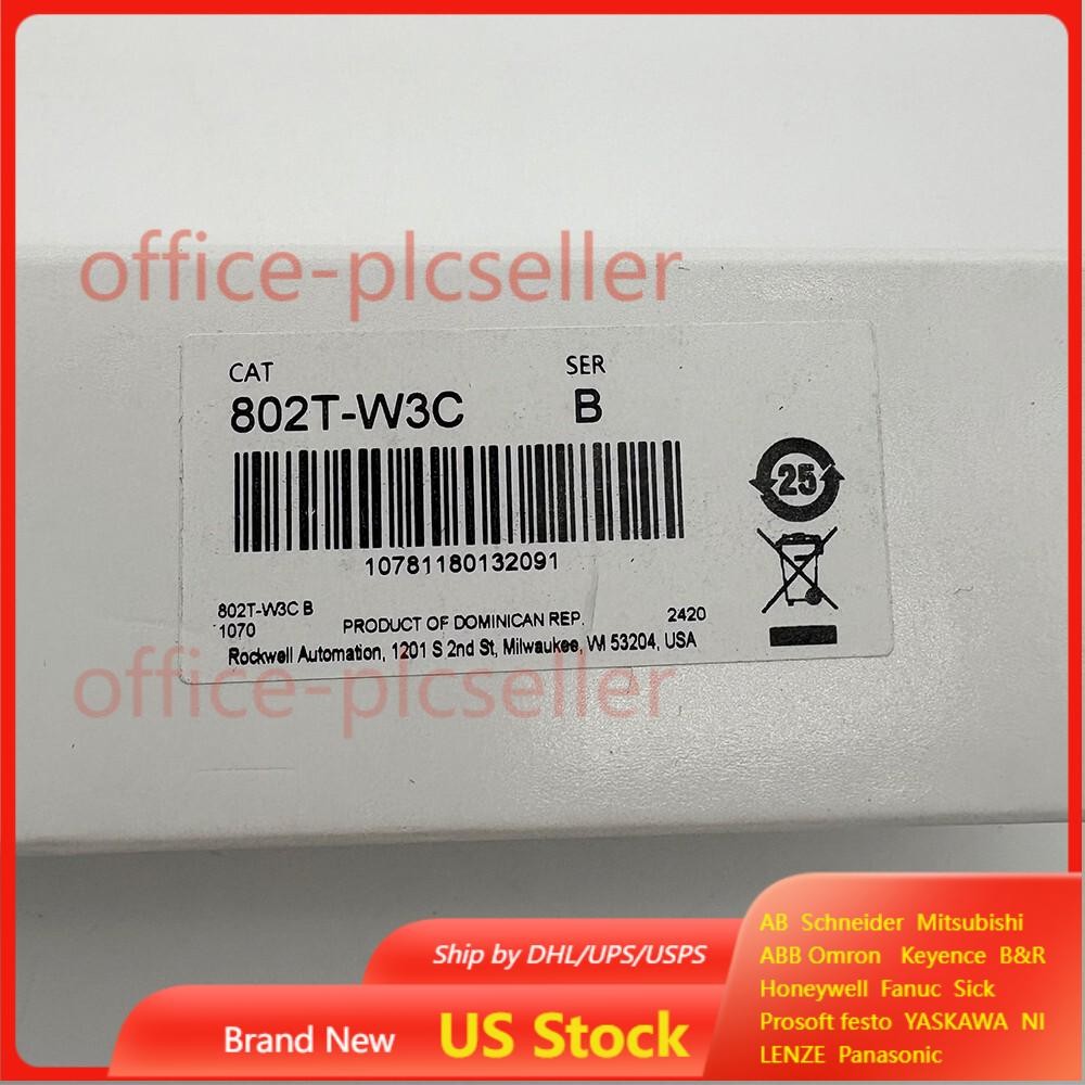 802T-W3C New Allen-Bradley Rod Lever 802T Limit Switch Levers in Stock 802TW3C