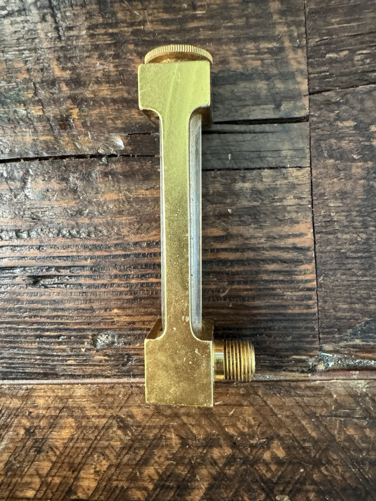 VTG GITS Liquid Level Gauge With Sight Glass- 4 7/8″ Tall Flow Meter Aluminum
