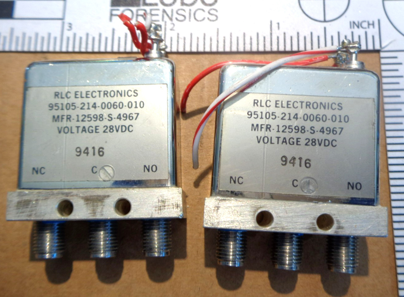 One RLC Electronics 95105-214-0060-010 SMA RF Coaxial Switch 28VDC