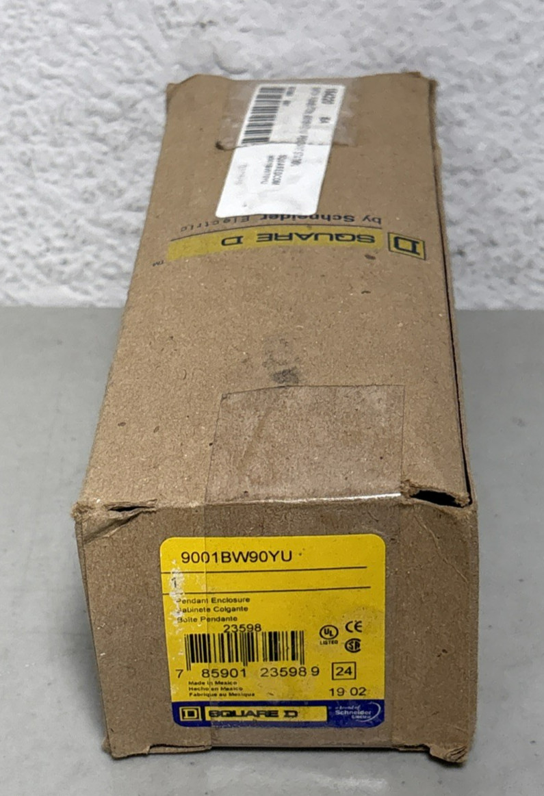 Square D 9001BW90YU Standard Duty Pendant Control Station-Missing Strain-Relief