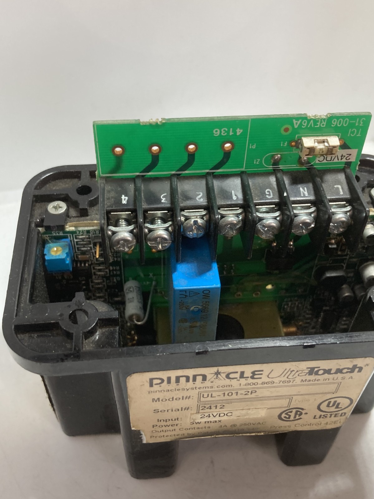 PINNACLE UL-101-2P ULTRA TOUCH RELAY 24VDC