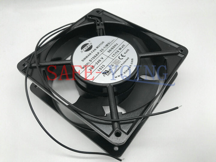 ONE SINWAN S109AP-22-1(MS) Cabinet Fan 220V 17W 120*38mm 2pin compatiable