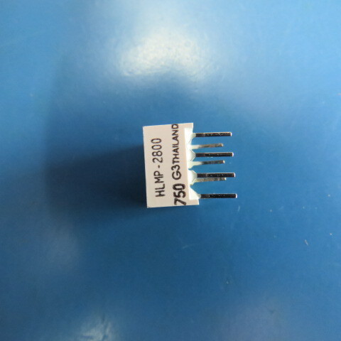 HP HLMP-2800 Qty of 10 per Lot SINGLE COLOR LED ARRAY, HIGH PERFORMANCE GREEN,