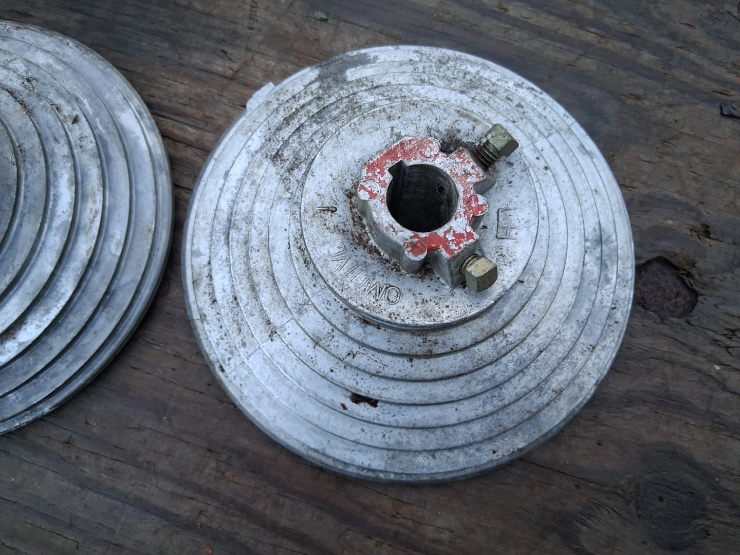 2 Aluminum L & R Overhead Door Cable Guides? Approx Steampunk Lamp Bases