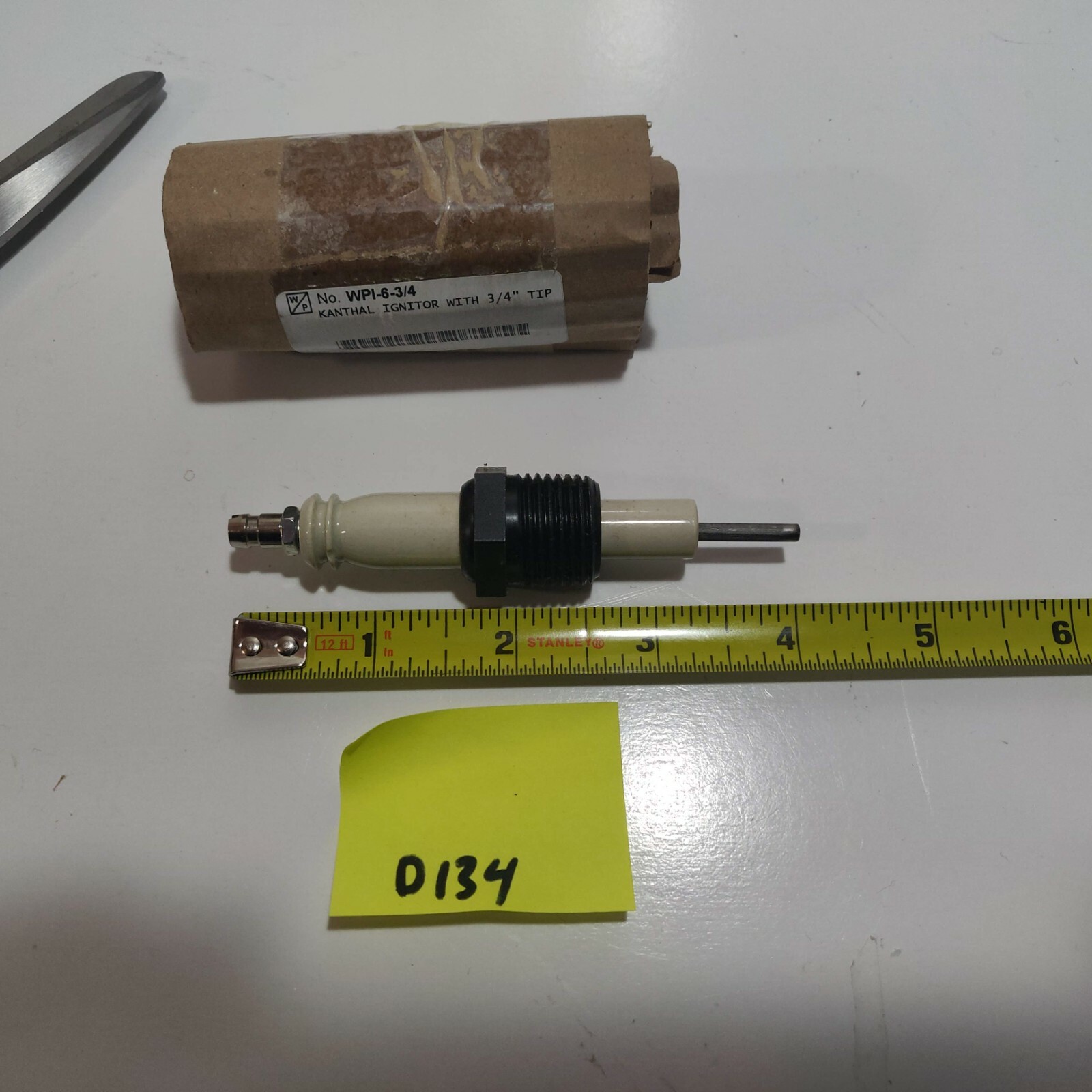W/P KANTHAL IGNITOR WITH 3/4″ TIP WPI-6-3/4 (D134)