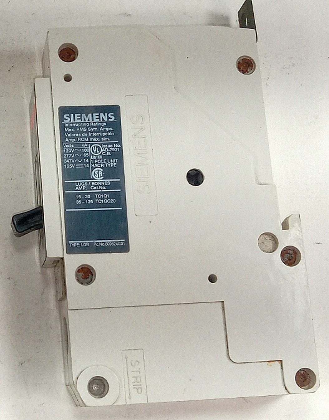 1 NEW SIEMENS LGB1B020 20 AMP MOLDED CASE CIRCUIT BREAKER NNB ***MAKE OFFER***