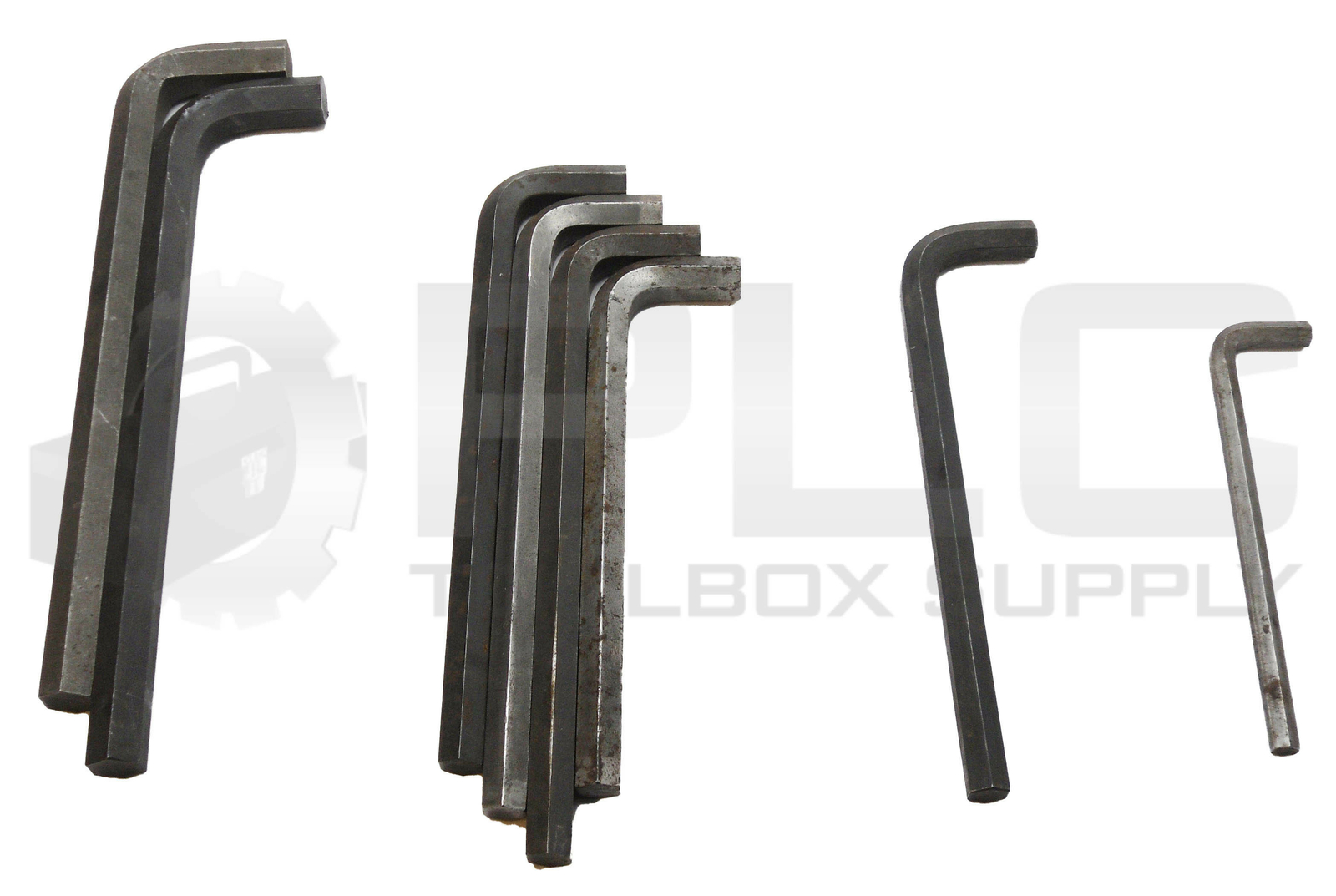 LOT OF 8 ALLEN WRENCHS VARITY OF SIZES STANDARD 3/8″(1) 9/6″(1) 5/8″(4) 3/4″(2)
