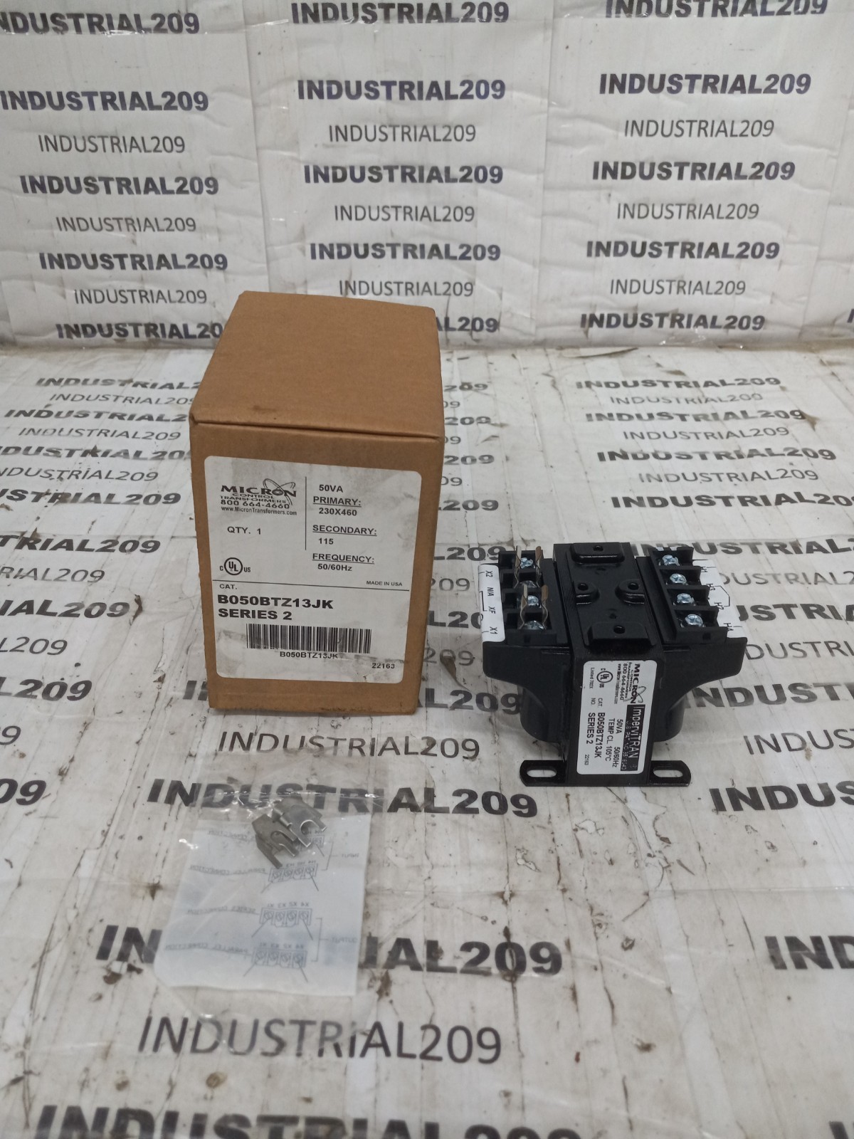 MICRON TRANSFORMER B050BTZ13JK SERIES 2 50/60HZ