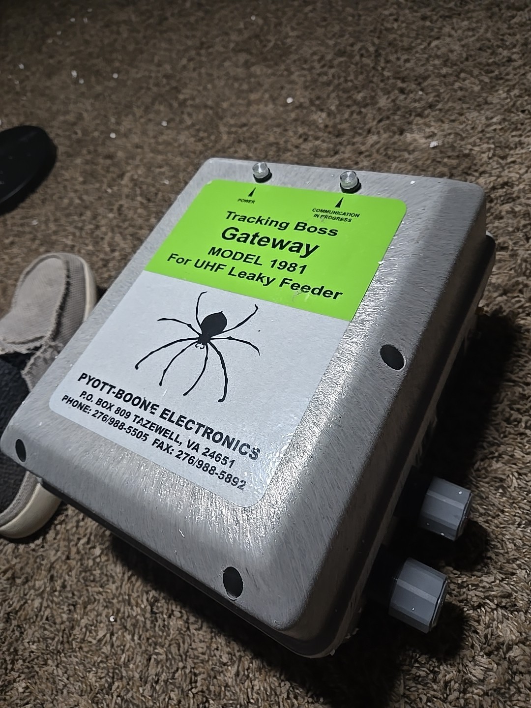 Pyott Boone PBE Tracking Boss Gateway Model 1981 G For UHF Leaky Feeder