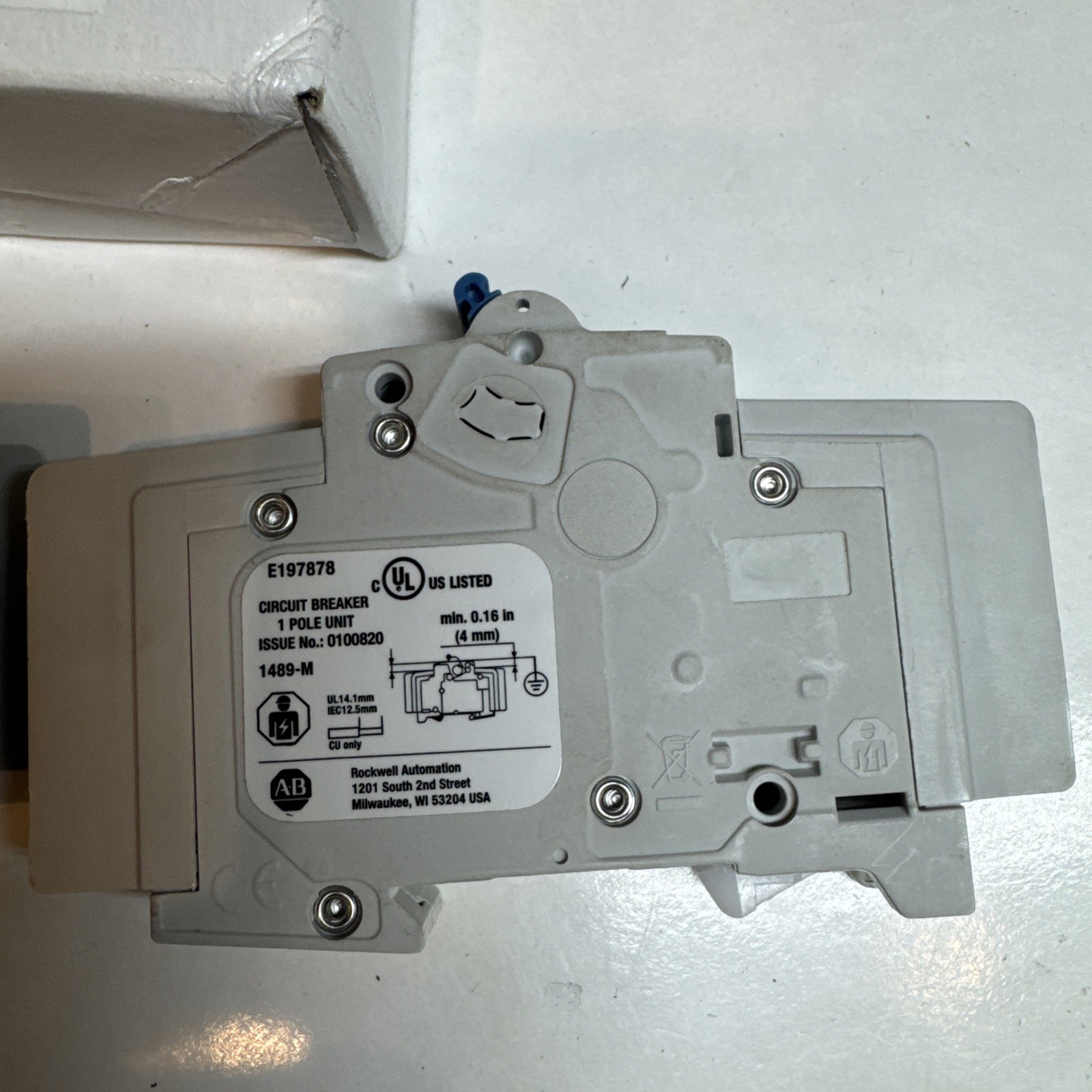 ALLEN BRADLEY 1489-M1C200 SER. D 277V 20A (PKG OF 2)