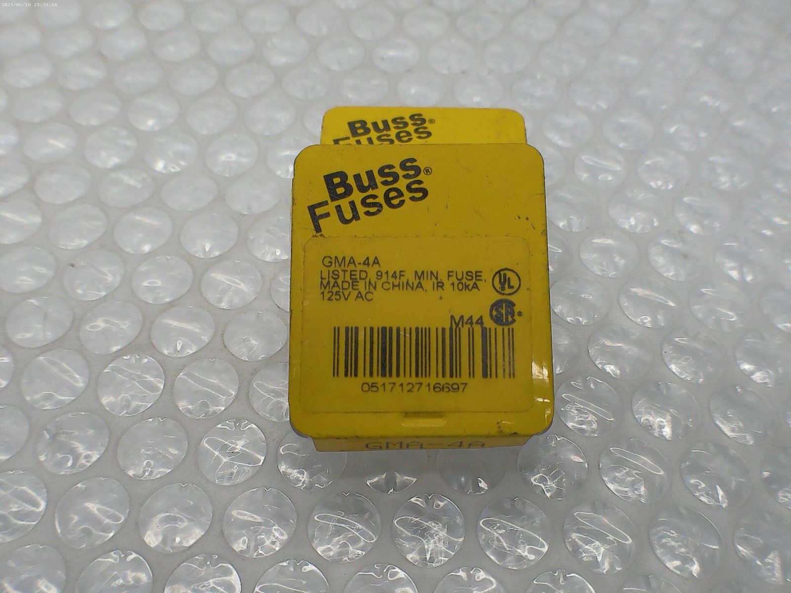 BUSSMANN GMA-4A FUSE LOT OF 2 PKG OF 5 NSMP