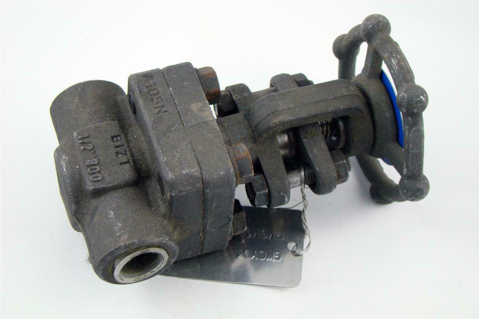 Newco 1/2″ Class 800 Cast Iron Gate Valve 41 BR103 18X-FS4/3-NC-RP