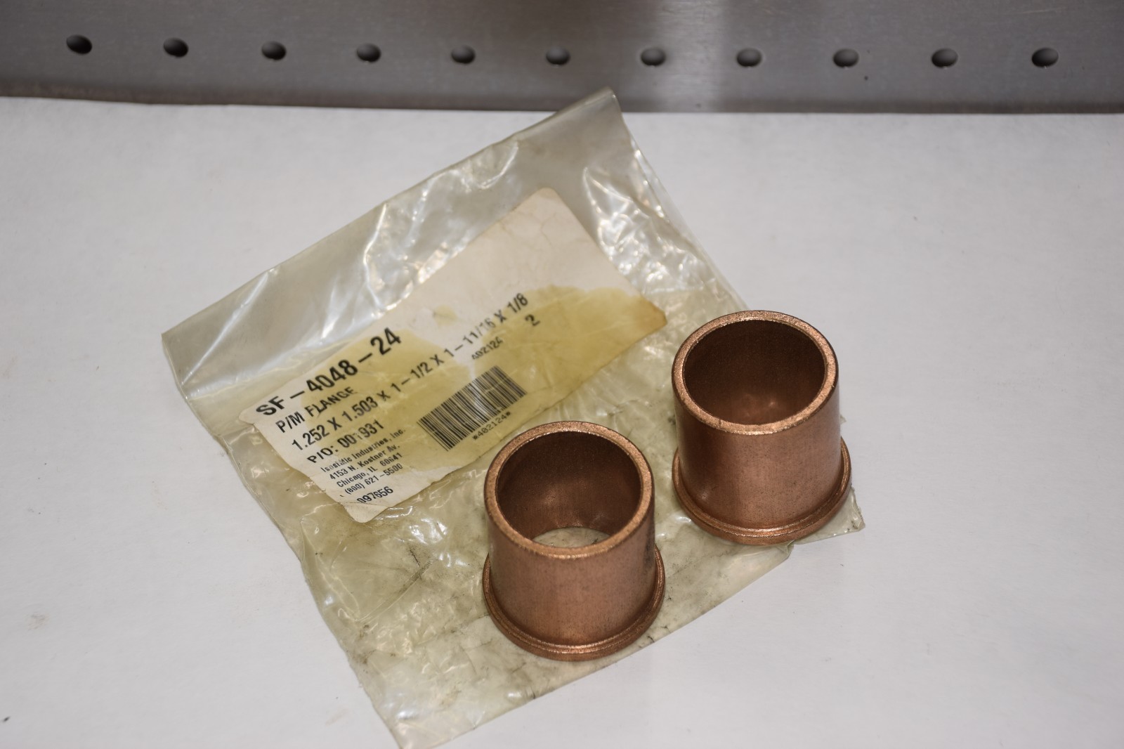 (PK OF 2) SF-4048-24 SF404824 1.25×1.503×1 – 1/2×1-11/16×1/8 BRONZE FLANGE NEW