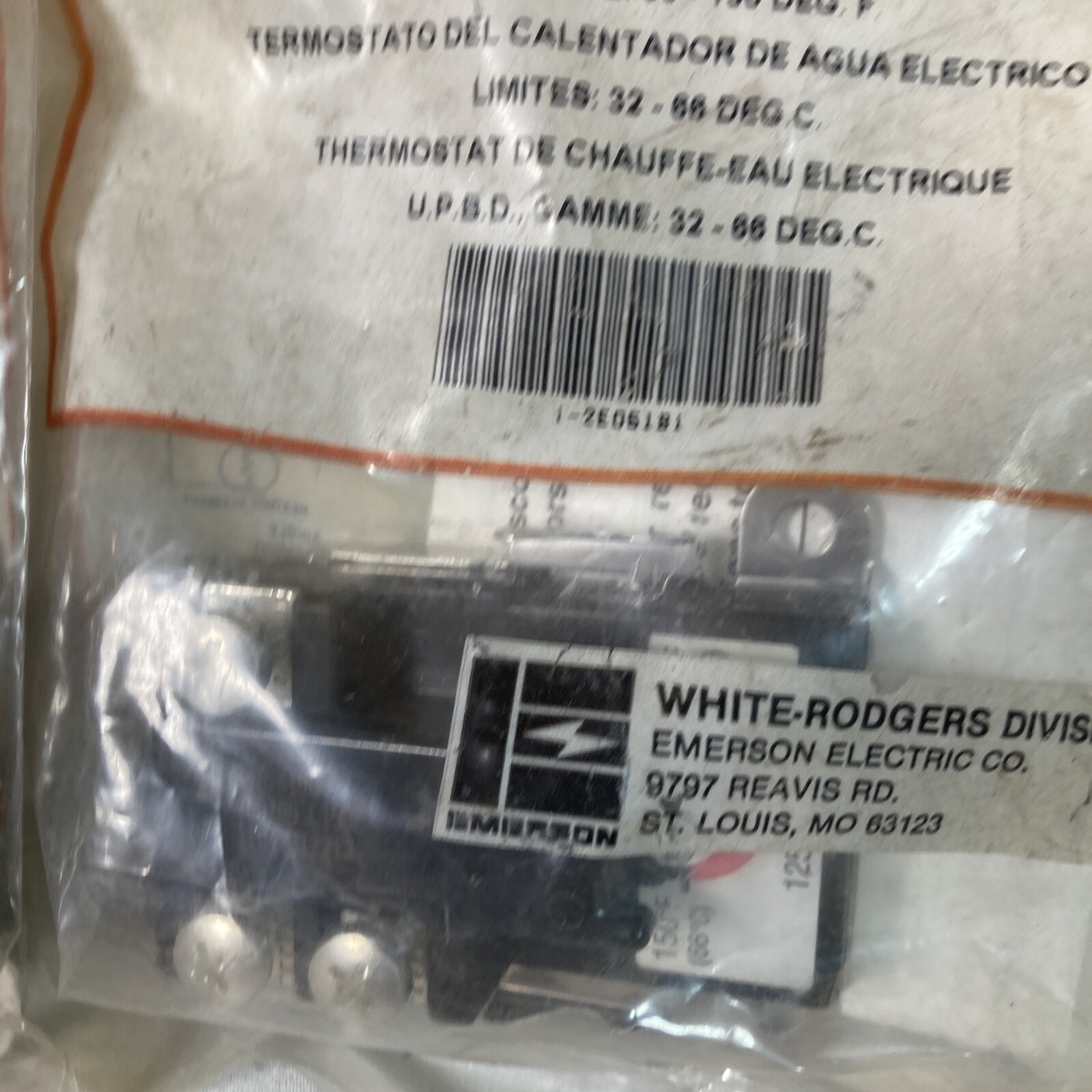 Lot of 3 New White Rodgers 756-1 Hot Water Heater Thermostat New