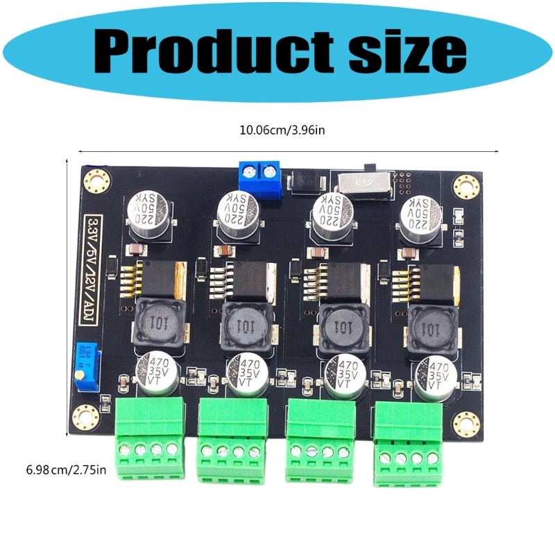 LM2596 Switching Power Supply 3.3V/5V/12V/ADJ Adjustable Voltages Power Module