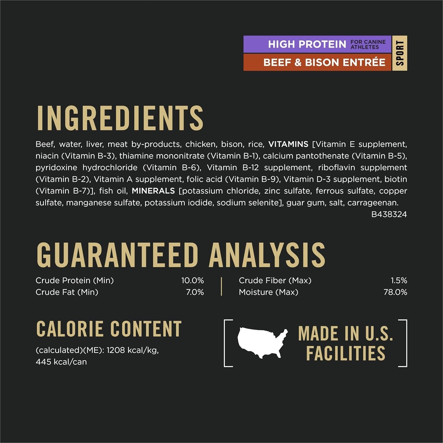 Purina Pro Plan Sport High Protein Variety Pack Adult Wet Dog Food -13 Oz, 12 Ct