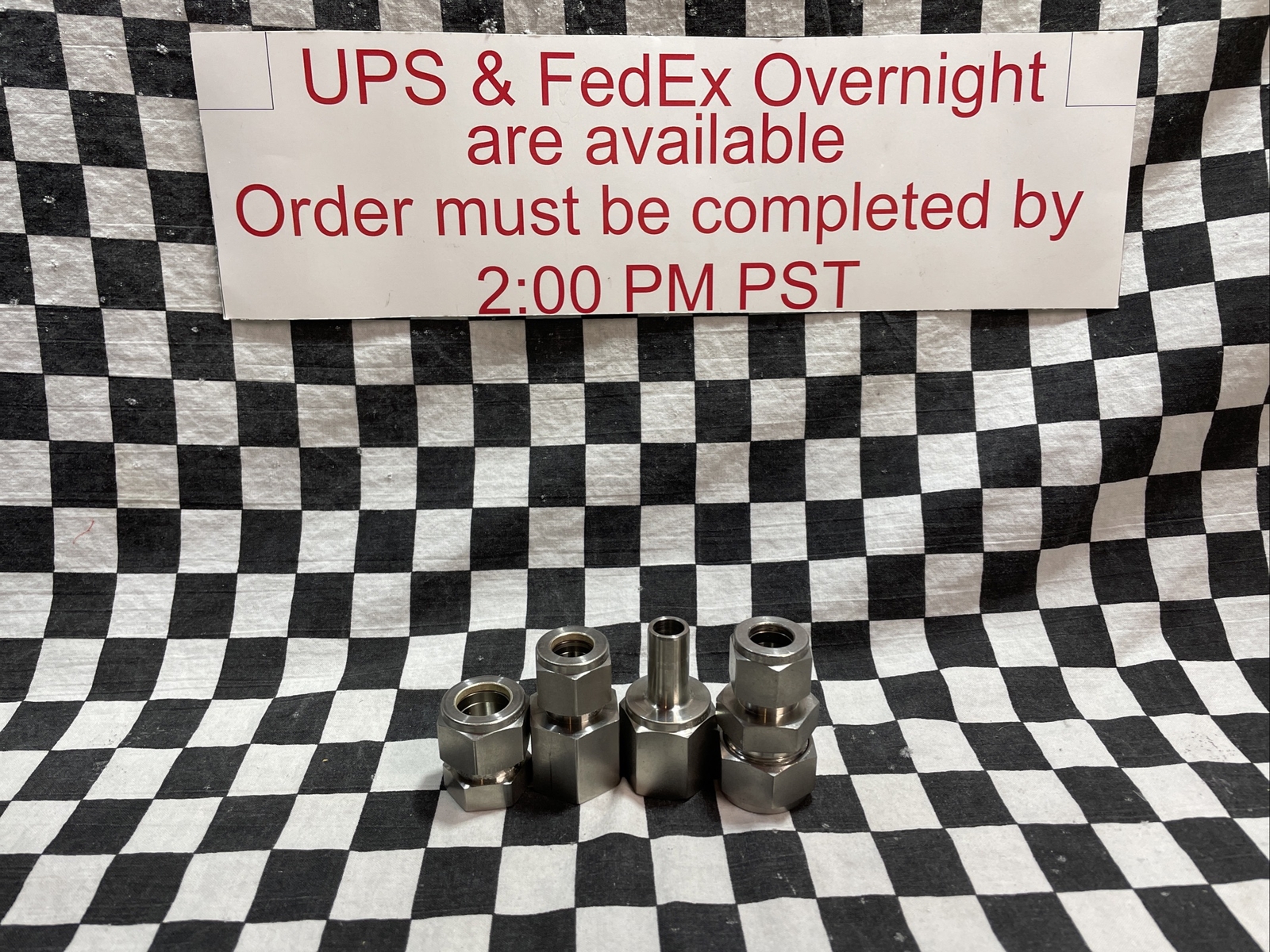 SWAGELOK Reducing Union, Cap, SS-8-TA-7-8 & SS-1210-6-8 & SS-1010-C & SS-810-7-8