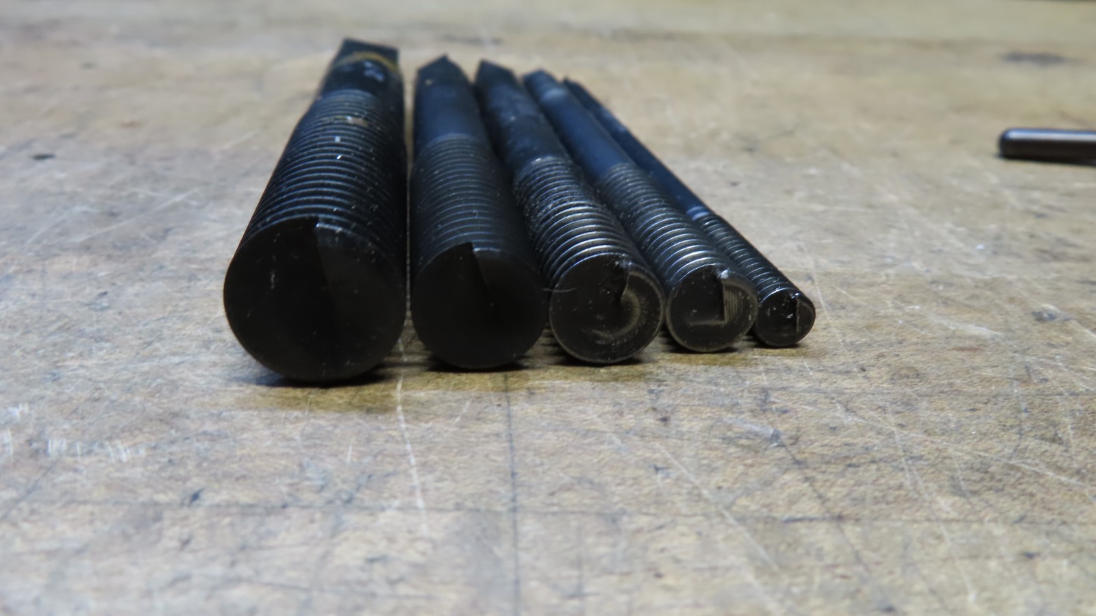Helicoil SAE thread repair install tools 1/4-20, 3/8-16, 7/16-14, 1/2-13, 5/8-11