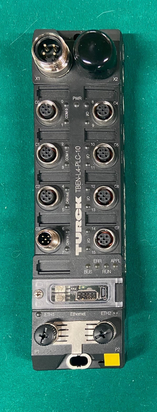Turck TBEN-L4-PLC-10 IP67 PLC Block with Fieldbus and IO Ports New Open Box