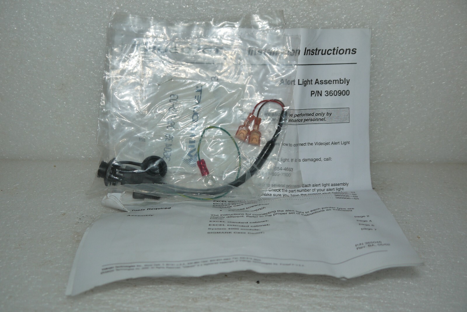 VIDEOJET 360435 EXCEL SERIES PRINTERS CABLE ENCODER FEMALE 6 PIN NEW