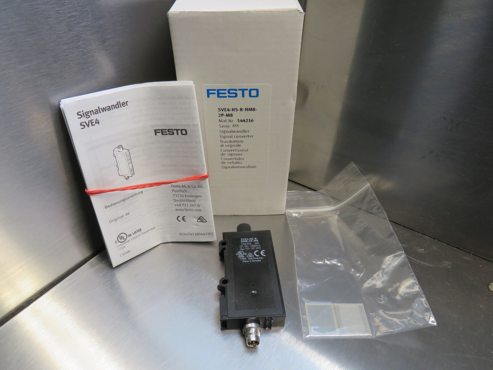 Festo SVE4-HS-R-HM8-2P-M8 Signal Converter 544216
