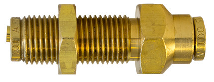 DOT AB bulkhead Union 1/2inTube (Pack of 1)