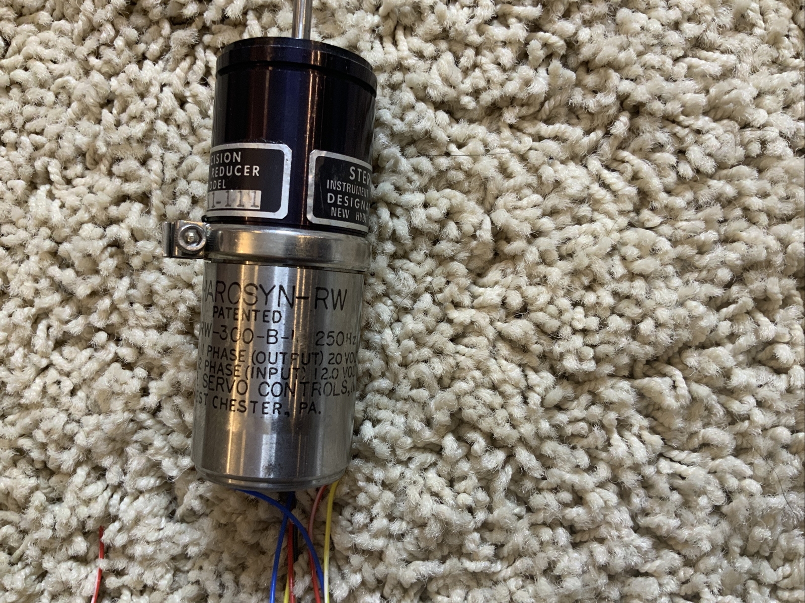 HAROSYN-RW 11BRW-300-B-1 250HZ Rotor Stator Harowe Servo Controls +Speed Reducer