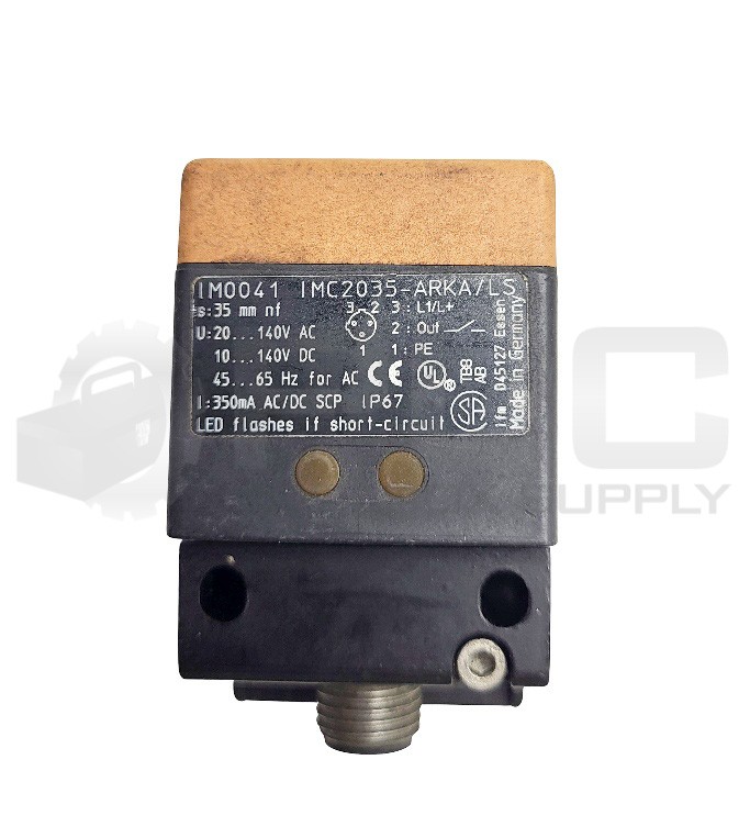 IFM IM0041 PROXIMITY SENSOR SWITCH 35MM 20-140VAC IMC2035-ARKA/LS