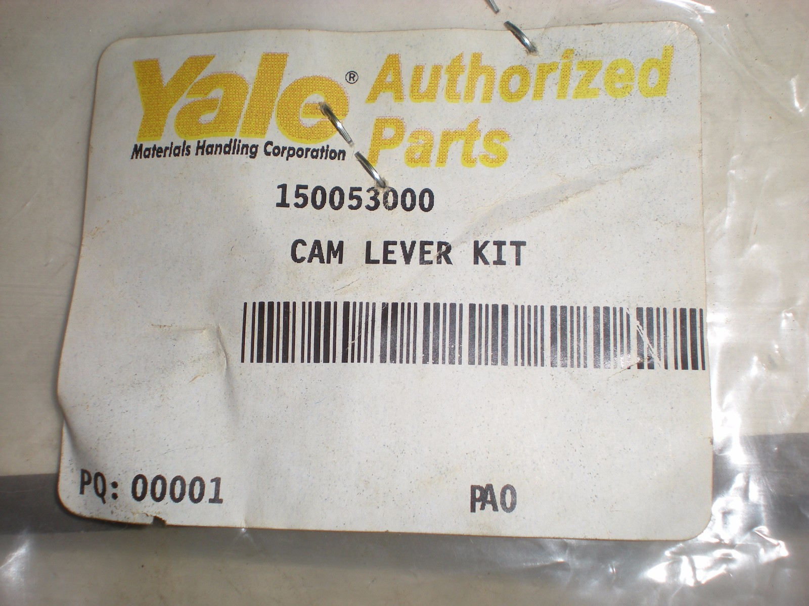 YALE 150053000 CAM LEVER KIT NEW