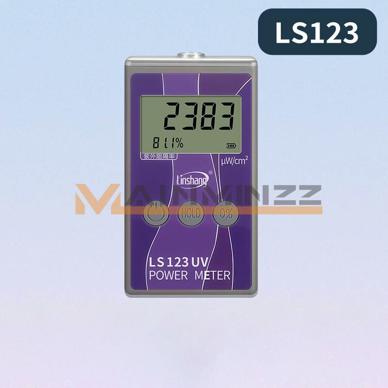 New UV Power Meter LS123 UV Radiation Meter Illumination Radiometer Handheld