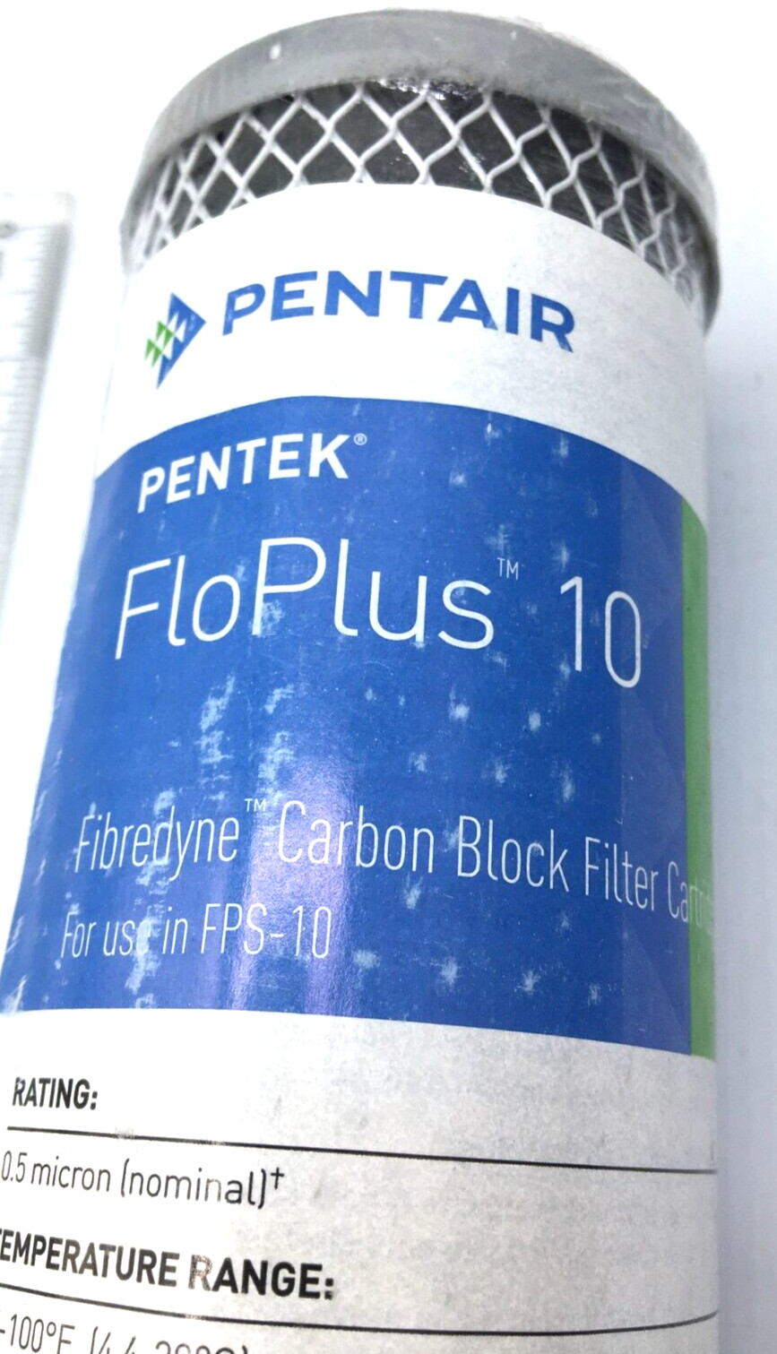 Pentair Pentek FloPlus 10 Fibredyne Carbon Block Filter Cartridge New
