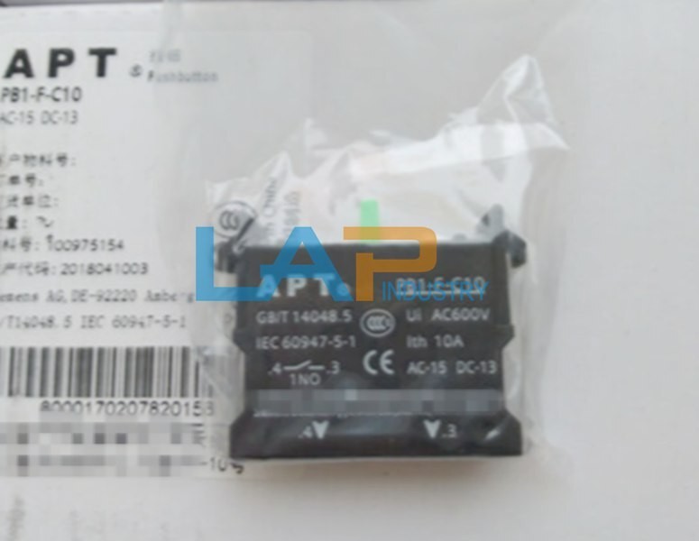 10PCS New FOR PB1-F-C10 Button Switch Auxiliary Contact AC600V
