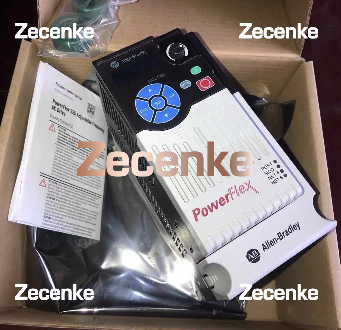 New for 25B-B024N104 PowerFlex 525 variable frequency drive ship DHL or FedEx