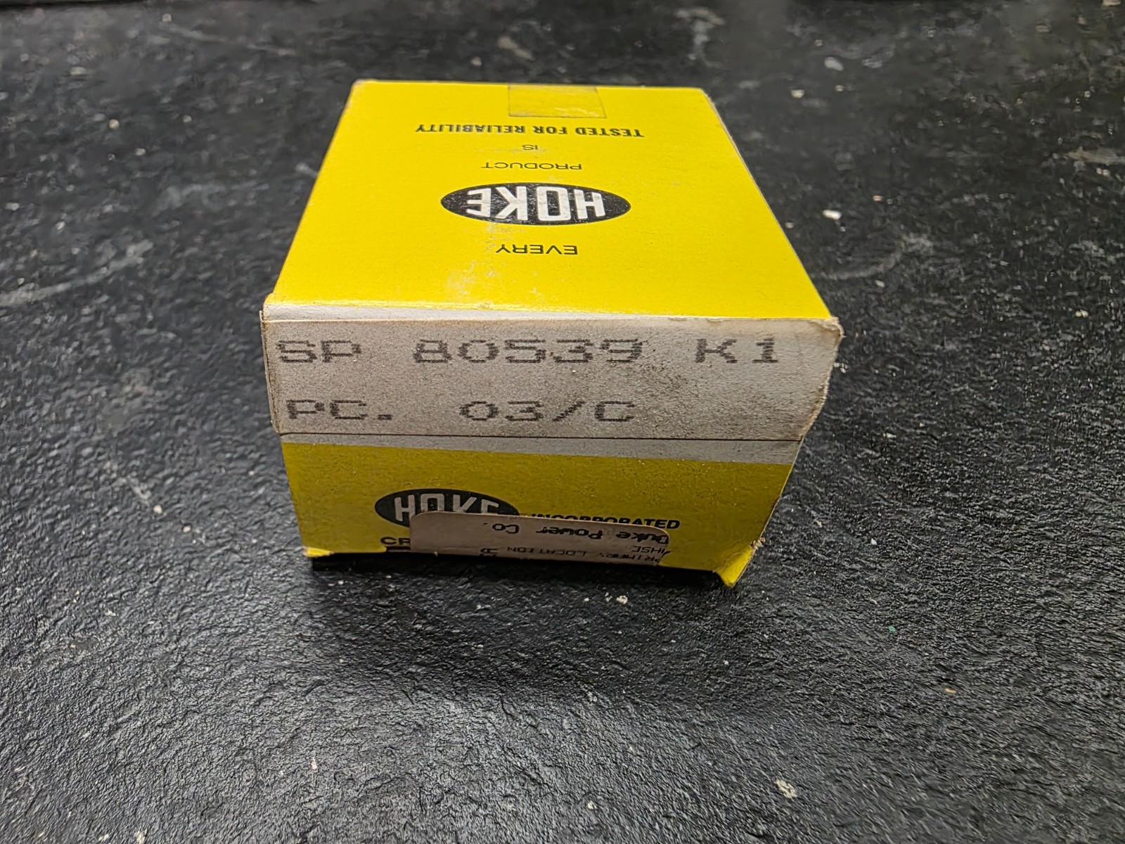 Hoke SP80539K1 Packing & Seat Kit – OEM for 1900/2700/6800/8100 Series Valve