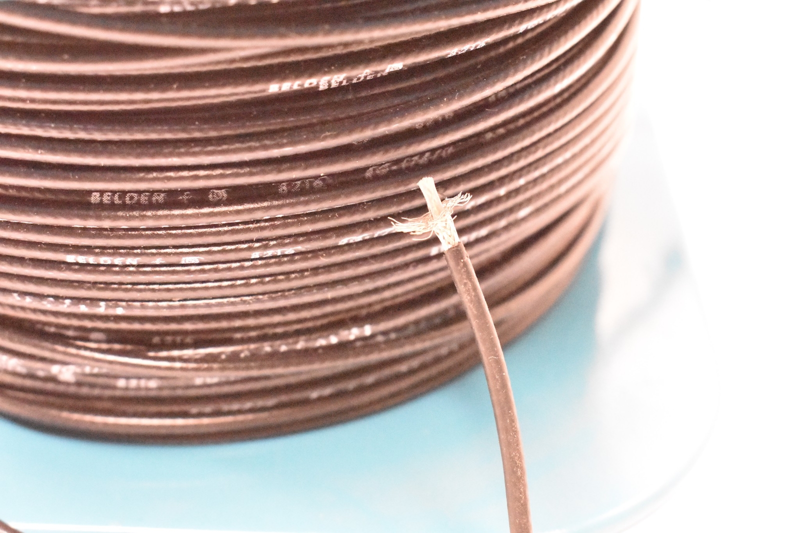 Belden 8216 Coaxial Cable 26AWG AWM Style 1354 100′ Per Sale