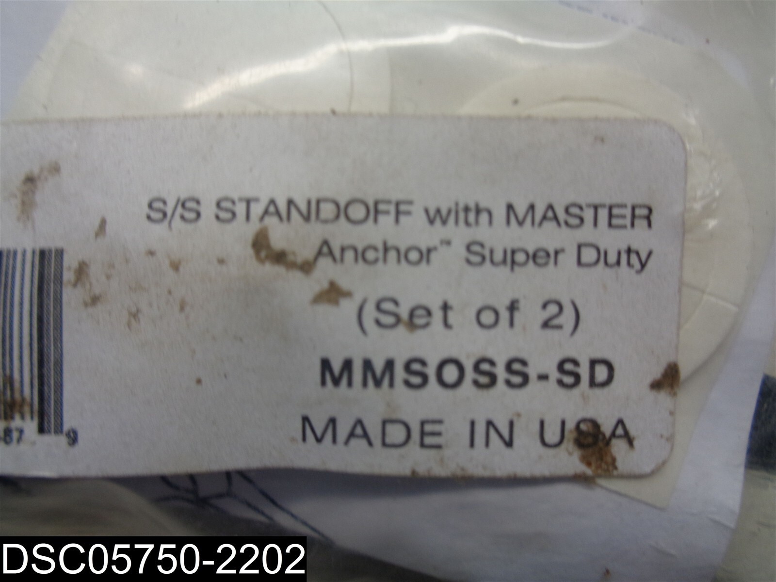 QTY=2: MMSOSS-SD Wingit Master Anchor Fastener Set