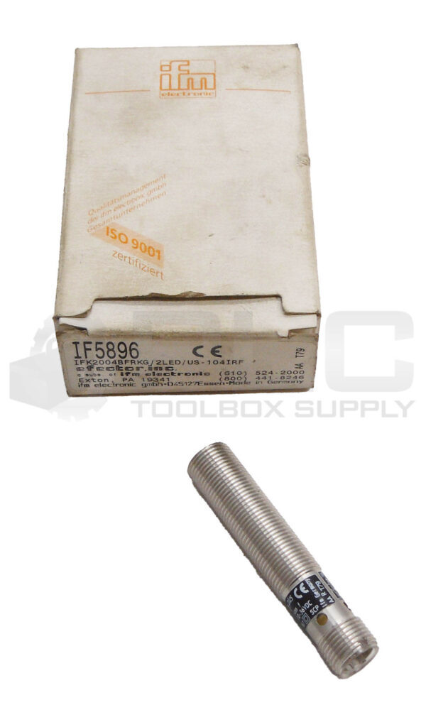 NEW IFM ELECTRONIC IFK2004BFRKG/2LED/US-104IRF INDUCTIVE SENSOR IF5896 *READ*