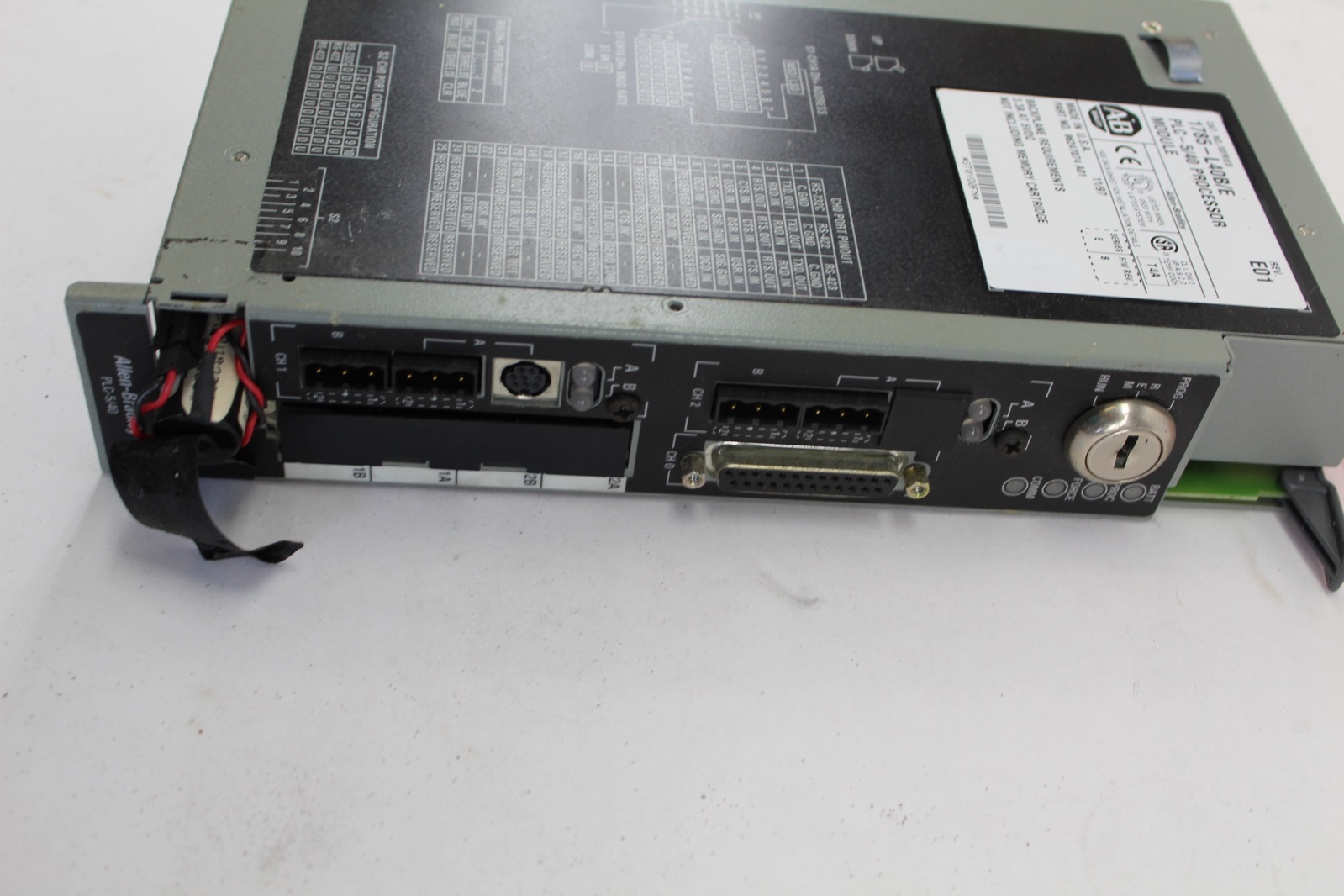 Allen-Bradley 1785-L40B/E PLC-5/40 Processor Module *FOR PARTS* (J66)