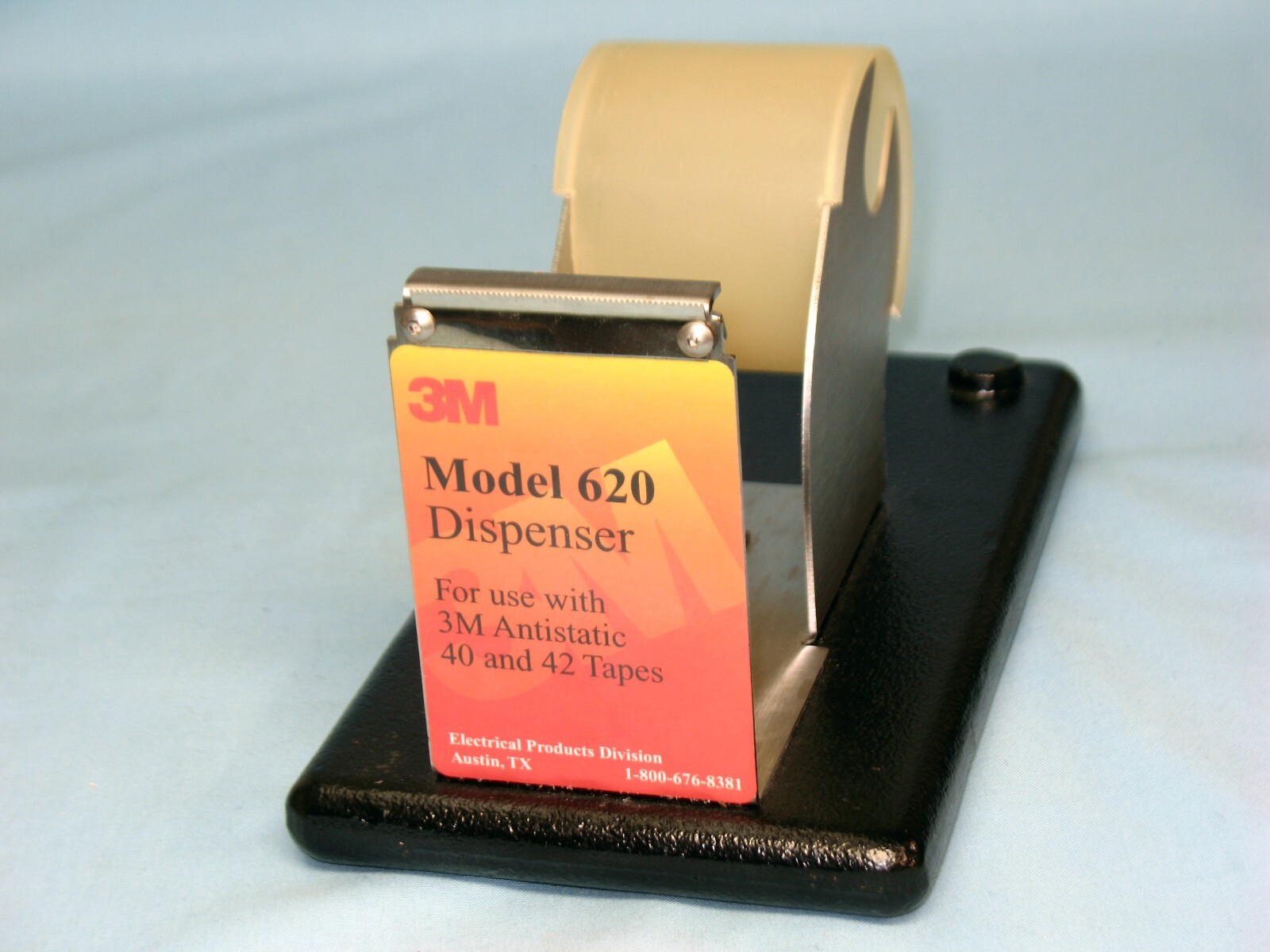 3M ~ MODEL # 620 ~ TABLETOP ANTI-STATIC TAPE DISPENSER ~ 2″ ~ SEE ALL PICTURES