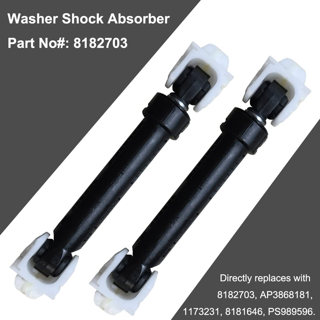 Washer Shock Absorber 4 Pack For Whirlpool Maytag Kenmore Kitchen Aid Dampener W
