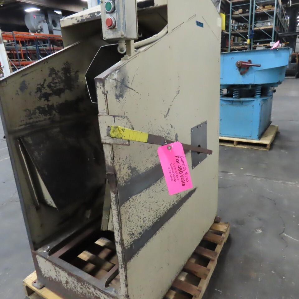 Rampe TC-1 V Conical Tilting Abrasive Media Tumbler 480V 3Ph 12″ x 17″D Barrel