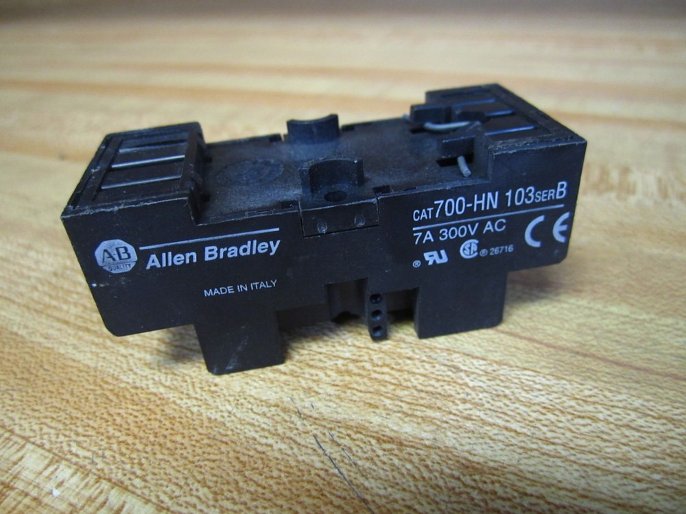 Allen Bradley 700-HN103 Relay Socket 700HN103 (Pack of 3)