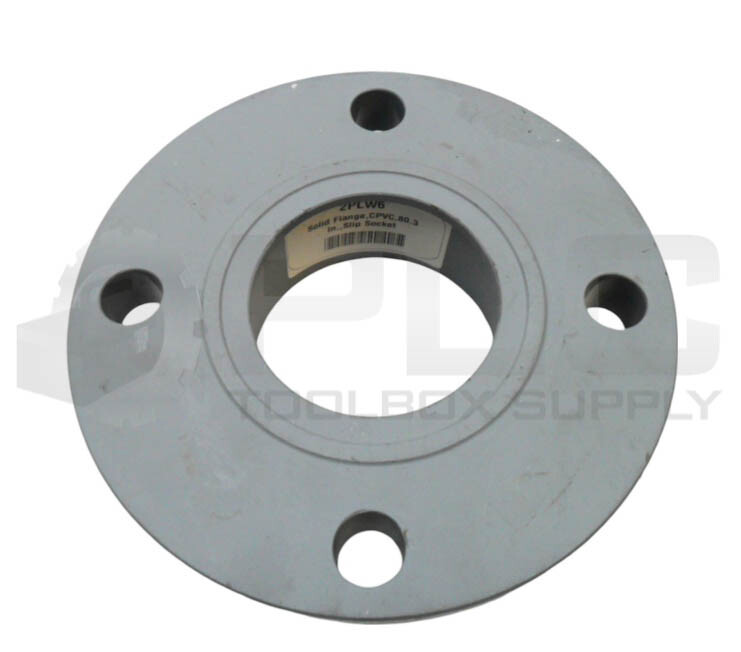 NEW GF 2PLW6 SOILID FLANGE 3-1/2″ ID 7-1/2″ OD SCH-80