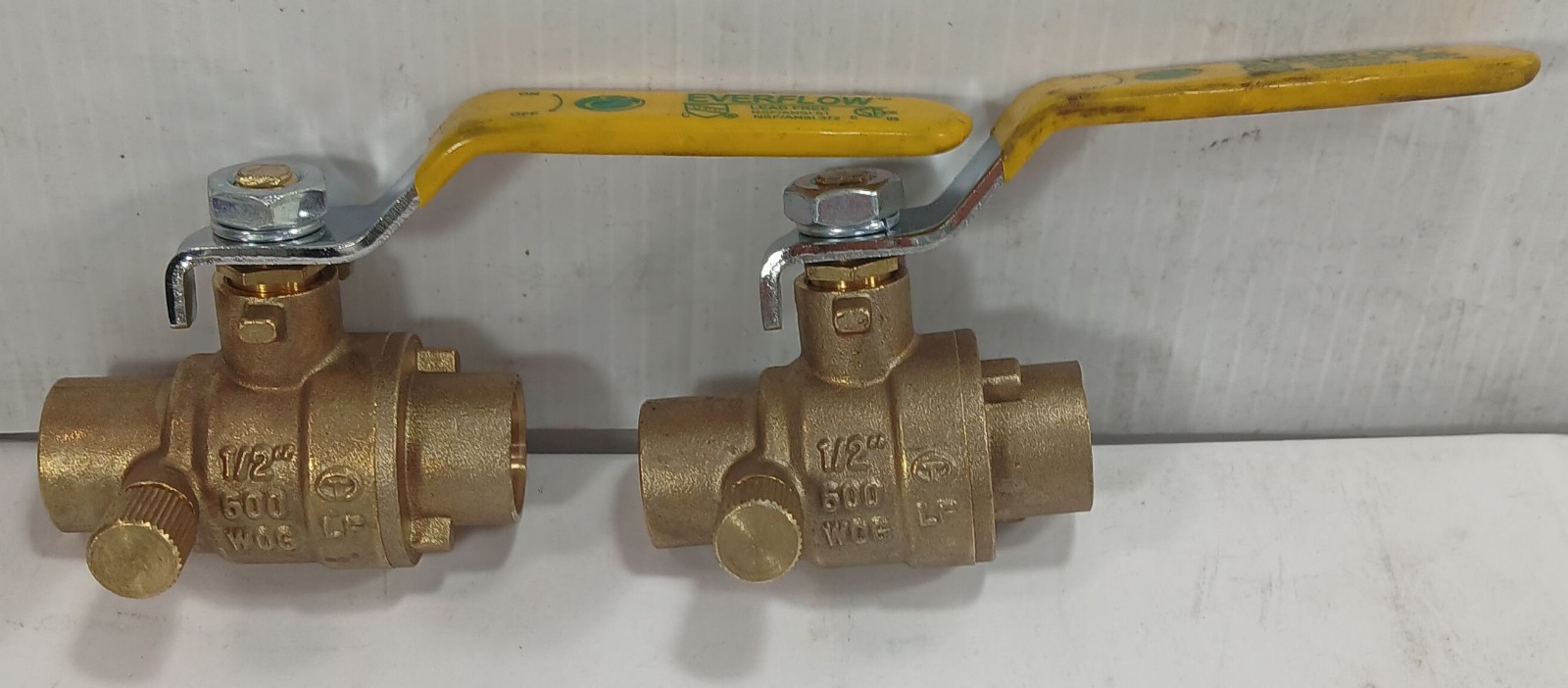 2 NEW EVERFLOW 405C012-NL ½” SWEAT BALL VALVES NNB ***MAKE OFFER***