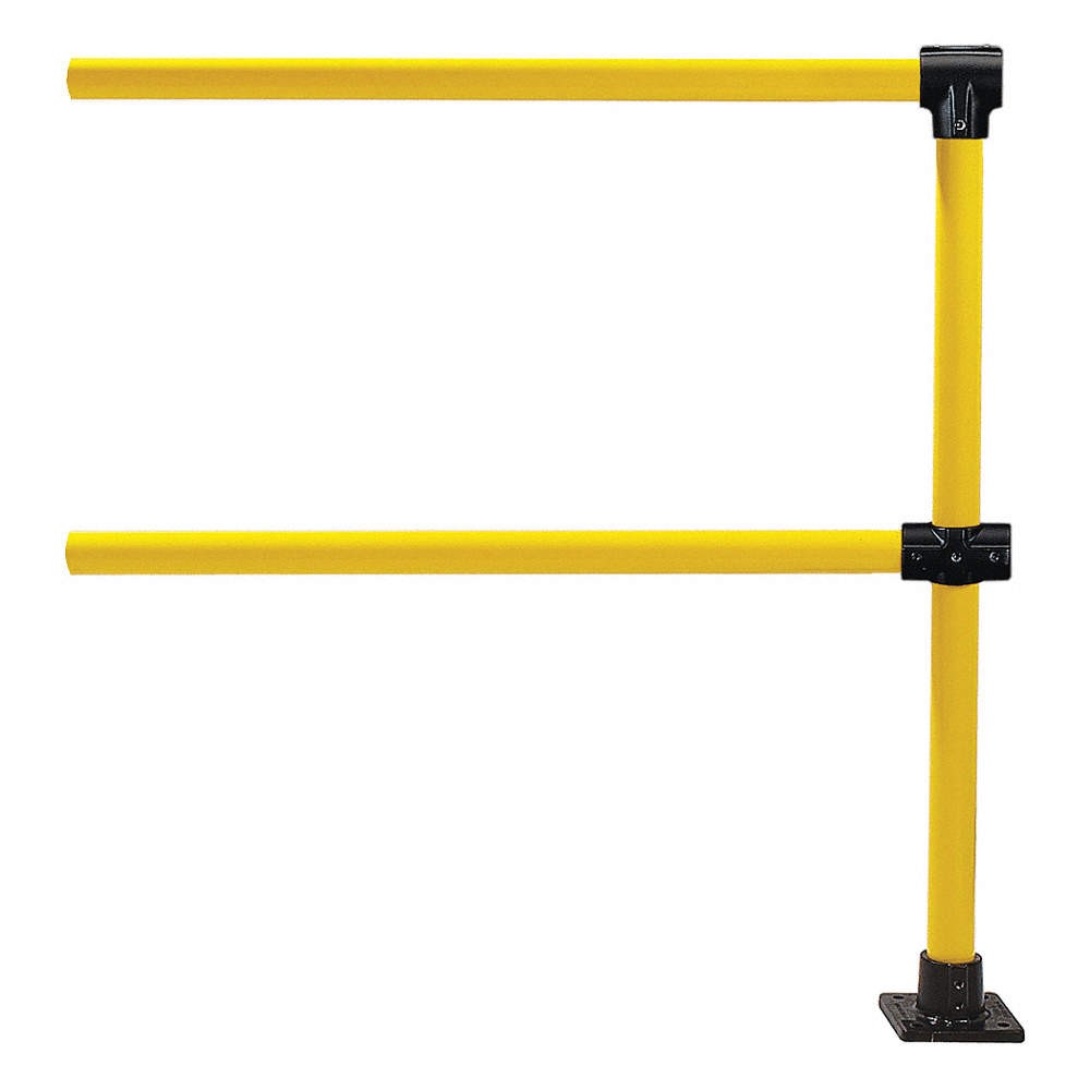 HOLLAENDER 50331 Handrail Extension,6 Ft,Steel 39K853