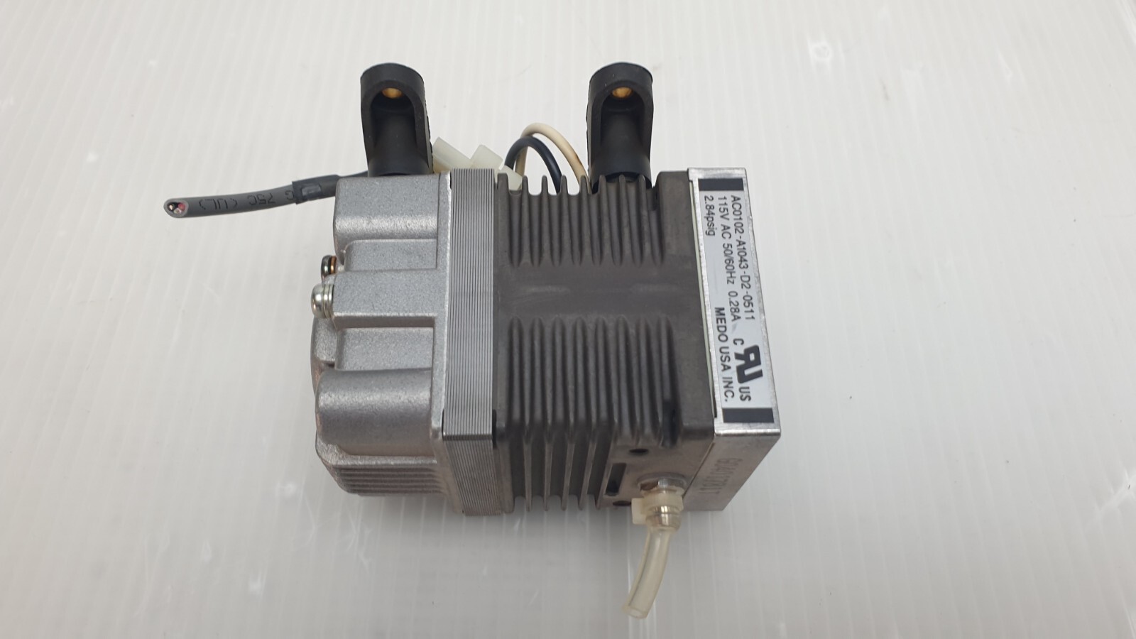 Medo USA Inc. AC0102-A1043-D2-0511 Pump – 115V AC 50/60Hz 0.28A, 2.84psig | Used